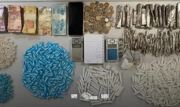 Polícia Militar detém traficante e confisca quase 800 porções de entorpecentes em Santos
