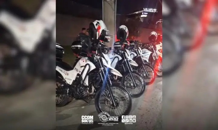 Polícia Militar reforça patrulhamento com pelotão de motos em cinco cidades da Grande São Paulo