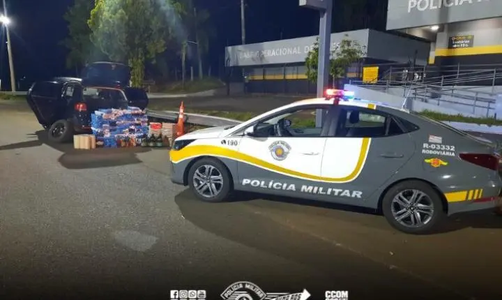 Polícia Rodoviária intercepta milhares de itens contrabandeados em ação policial