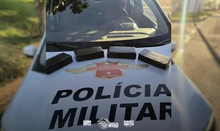 Polícia Rodoviária detém estrangeiro com cocaína em ônibus na divisa do estado