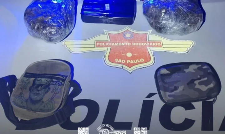 Policiamento Rodoviário apreende mais de 2 kg de drogas após acidente em São João da Boa Vista