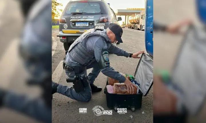 Polícia Rodoviária detém boliviano com quase 2 kg de cocaína em garrafas térmicas em Presidente Bernardes