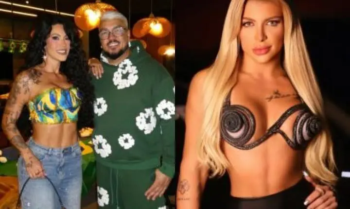 Prendeu na porta ou caiu? Belo e Rayane contam versões diferentes sobre dedo lesionado em confusão
