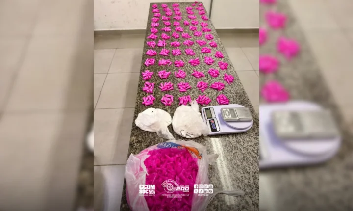 Procurado pela Justiça é preso com 698 porções de cocaína em Votorantim