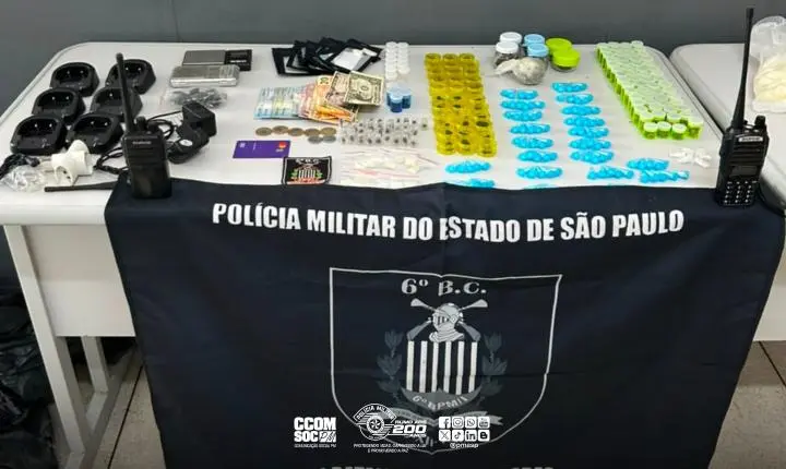 Procurado pela Justiça é preso por tráfico de drogas e corrupção ativa em Santos