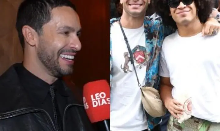 Rainer Cadete exibe orgulho pela estreia do filho nos palcos aos 19 anos