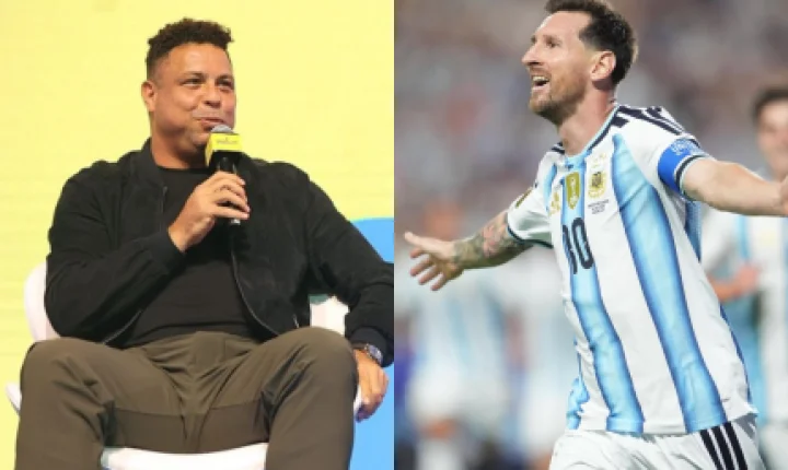 Ronaldo Fenômeno desmente afirmação de que “Messi é o melhor da história”