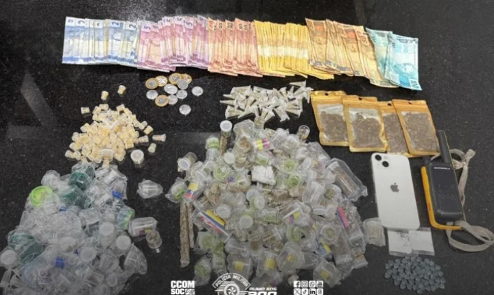 ROTA prende homem com mais de 370 porções de drogas na zona oeste de São Paulo