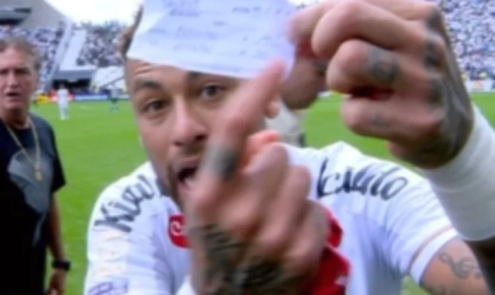 Santos recorre ao STJD para anular derrota contra o Coritiba após polêmica com Neymar