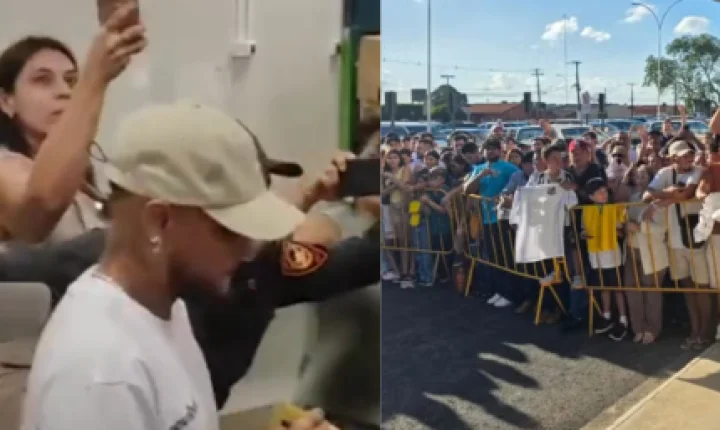 Santos é recebido com festa em meio a denúncia de agressão envolvendo Neymar