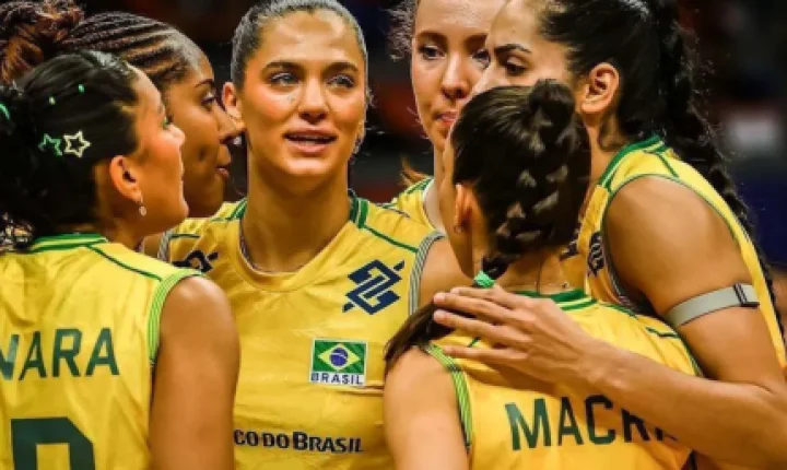 Seleção feminina de vôlei domina a Bulgária e mantém embalo na Liga das Nações