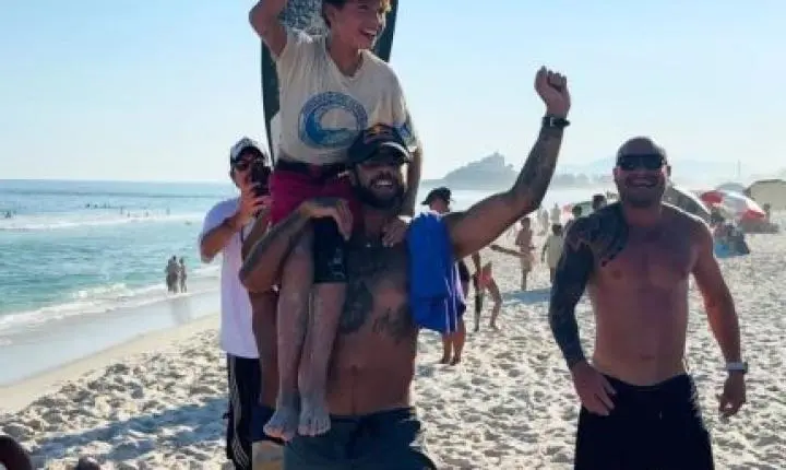 Filho de Scooby e Piovani conquista primeiro título no surfe