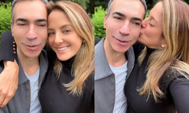 Ticiane Pinheiro parabeniza César Tralli por condução de debate presidencial: “Orgulho”