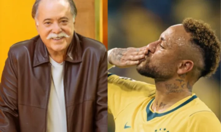 Tony Ramos fala sem rodeios sobre Neymar e faz reflexão sobre carreira do jogador