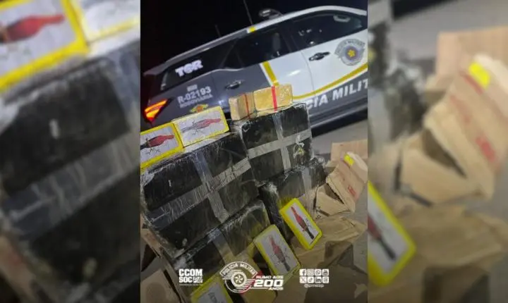 TOR confisca mais de 135 quilos de cocaína em ação conjunta