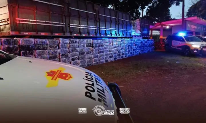 TOR apreende mais de 4 toneladas de maconha em Santa Cruz do Rio Pardo
