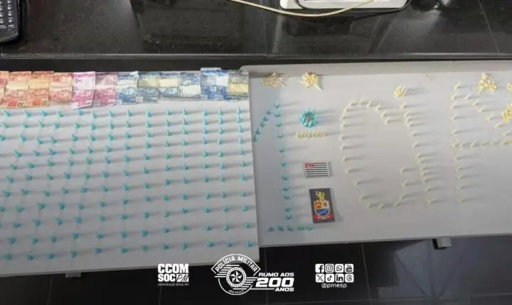Traficante é detido em Barueri com 346 porções de cocaína