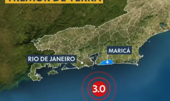 Tremores de terra são registrados no litoral do Rio de Janeiro