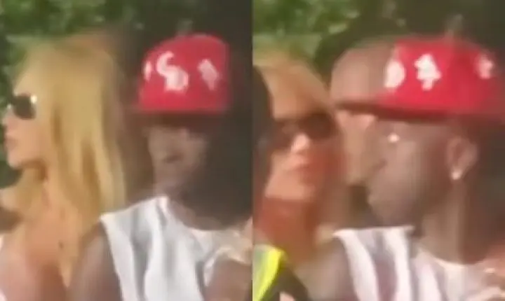 Virginia Fonseca e Vini Jr. surgem de mãos dadas em show de Bad Bunny na Itália